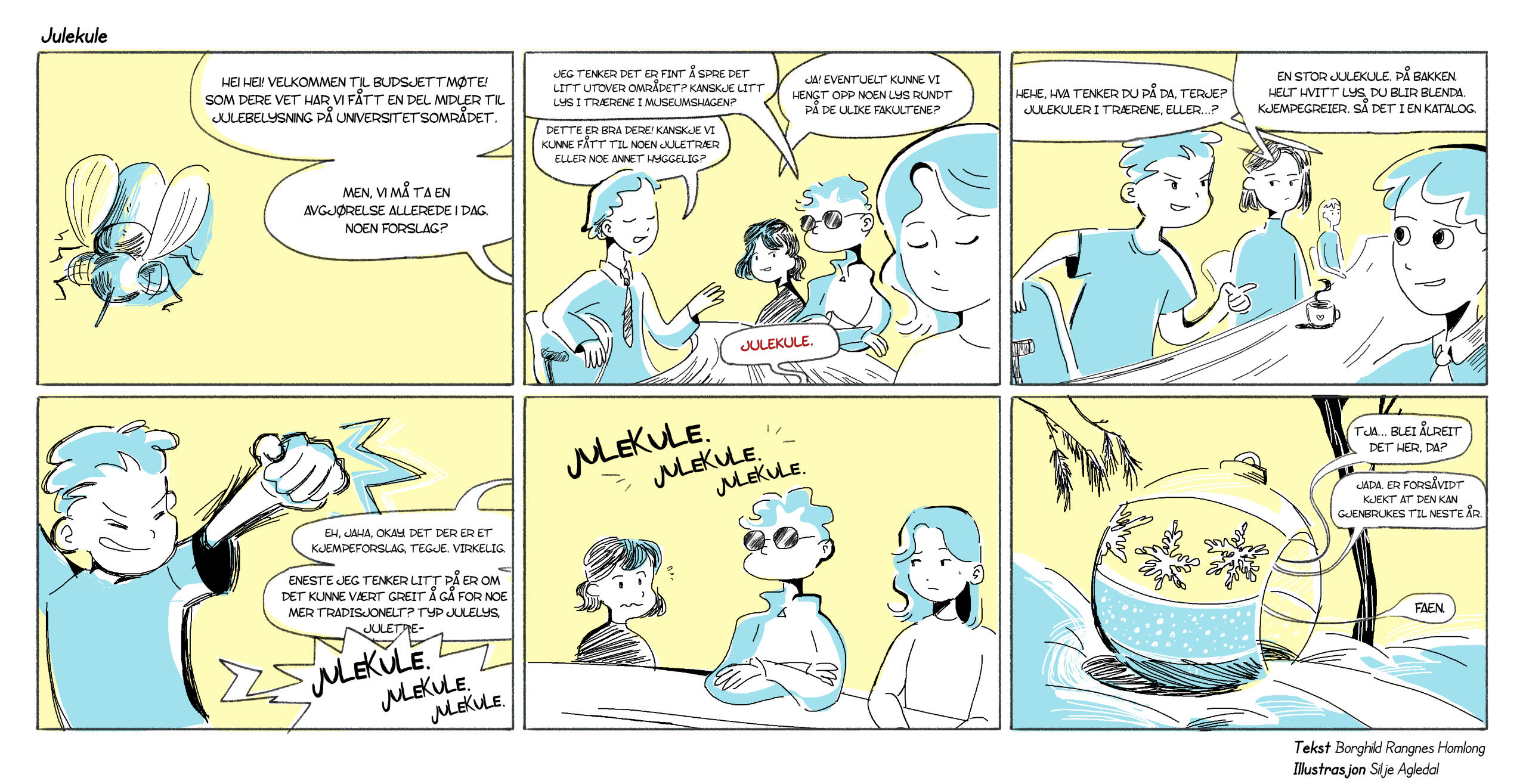 Comic strip for Stoff Magasin