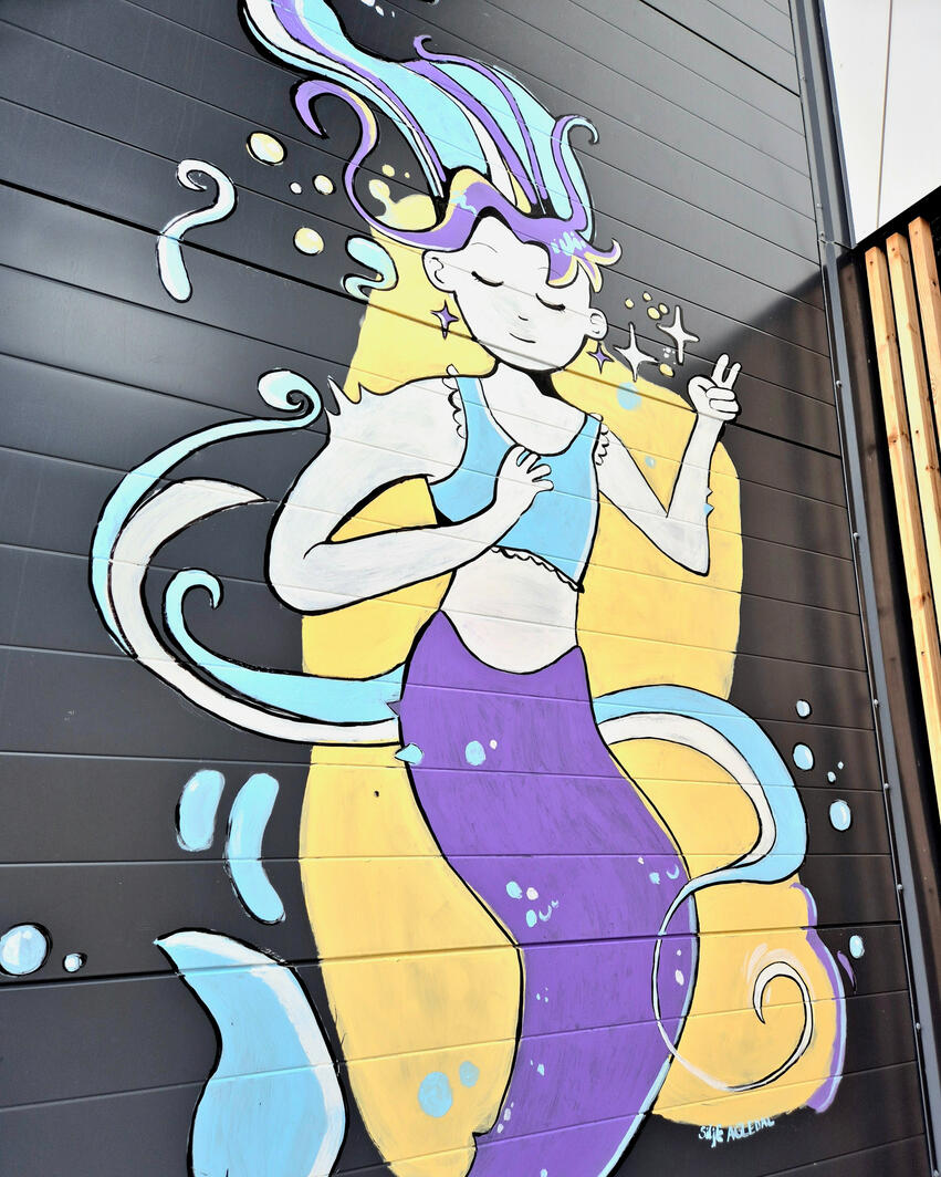 Mermaid Mural Painting